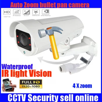 

4X Motorized Zoom Lens 2.8-12 mm 2MP P2P Onvif 2.4 H.264 CCTV Outdoor Security IR Night Vision camera free power supply