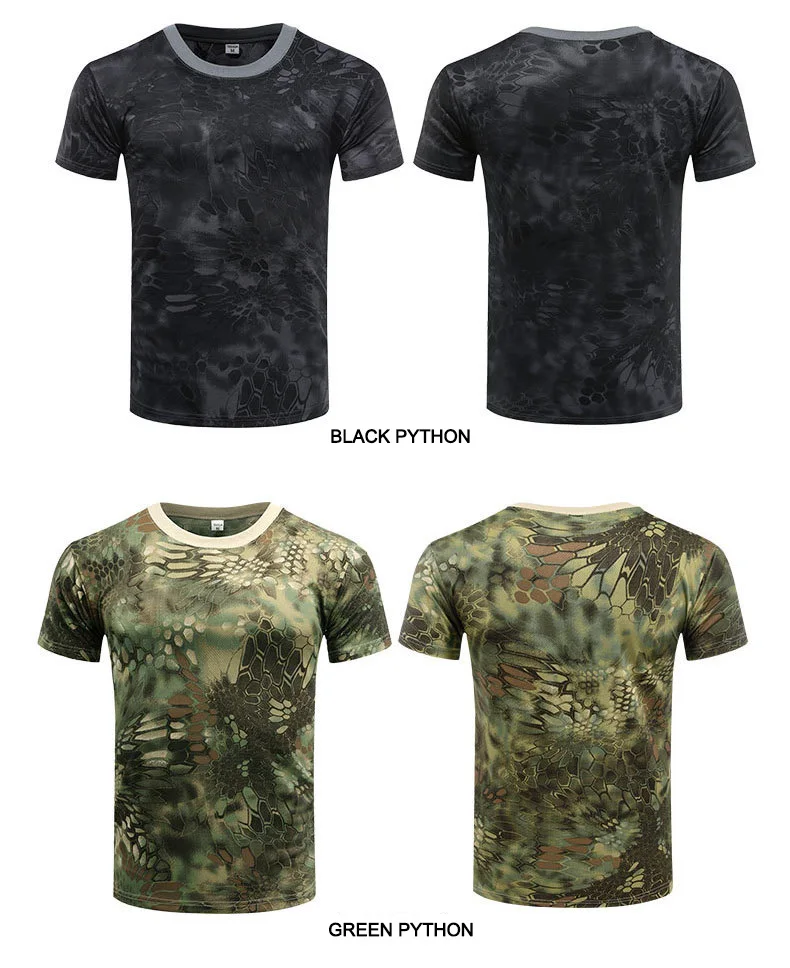 Военная камуфляжная тактическая футболка для мужчин и женщин, для улицы, короткий рукав, быстросохнущая сетчатая боевая рубашка, тренировочная одежда, 3XL, BJ010
