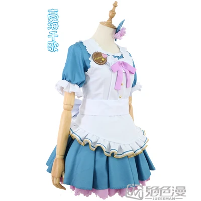 Аниме Lovelive Sunshine! Платье горничной Aqours платье разблокировки на День святого