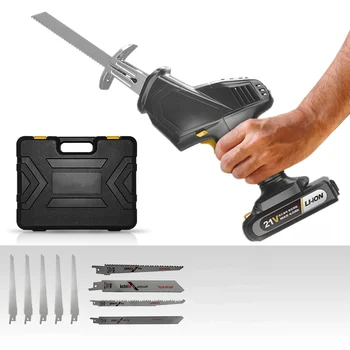 

12V/16.8V/21V Portable Charging Reciprocating Saw for Wood/Metal/Plastic Power Tools Electric Saw with Lithium Battery