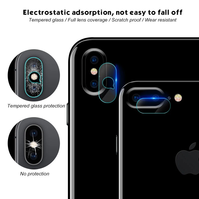 2 шт.! Защитное стекло для объектива камеры iPhone X XR XS 11 Pro Max 7 8 6 6S Plus 5|Защитные стёкла