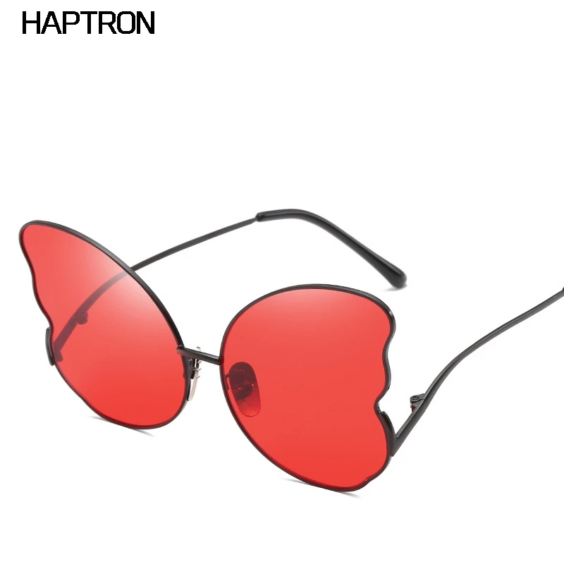 Новая мода Женские солнечные очки Бабочка милые пикантные ретро в форме кошачьих глаз Винтаж роскошные солнцезащитные очки красные