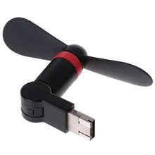 USB 180 градусов Вращающийся вентилятор Micro USB и USB Охлаждающий вентилятор мобильный телефон USB вентиляторы для гаджетов для Android телефон Блок питания для ноутбука