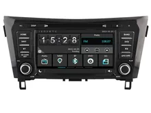 Car Gps Dvd Head Unit Radio for Nissan Qashqai X-Trail Rogue 2014-2015 Navigation PhoneMirror HD Multimedia 3G WIFI DVR SWC