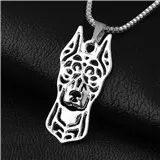 93-13x29mm,German Pinscher Necklace