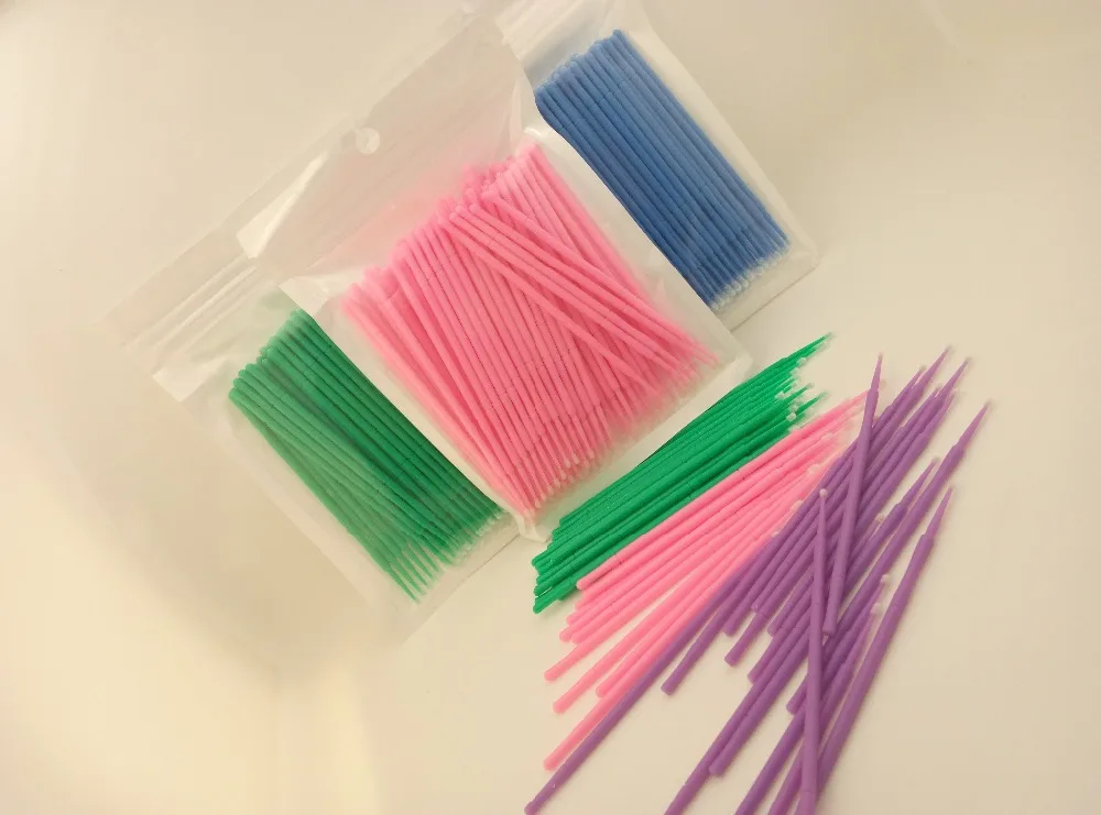 

Free shipping for 100 pieces/lot mascara wands micro wands eyelash extensions make up brush