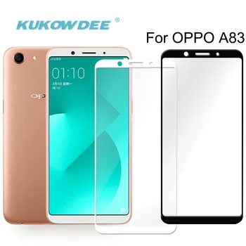 

10 piece Curve Screen Guard Glass Sheet For OPPO A83 Tempered Glass Full Glue Screen Protector Film Black White