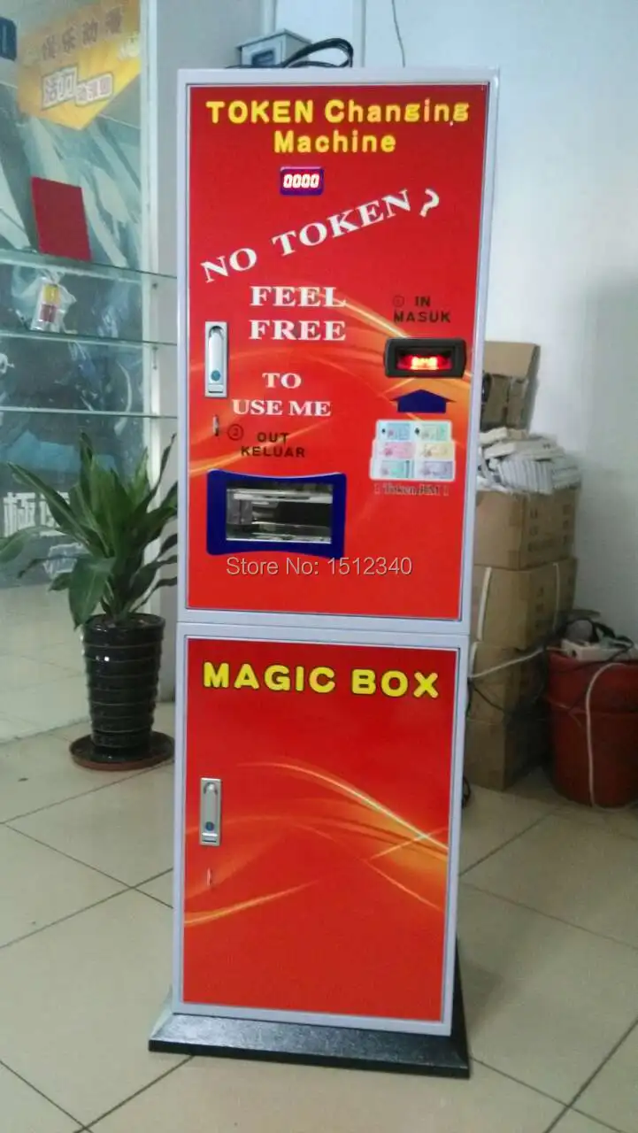 Automatic coin token changer,token changer with coin savein Coin