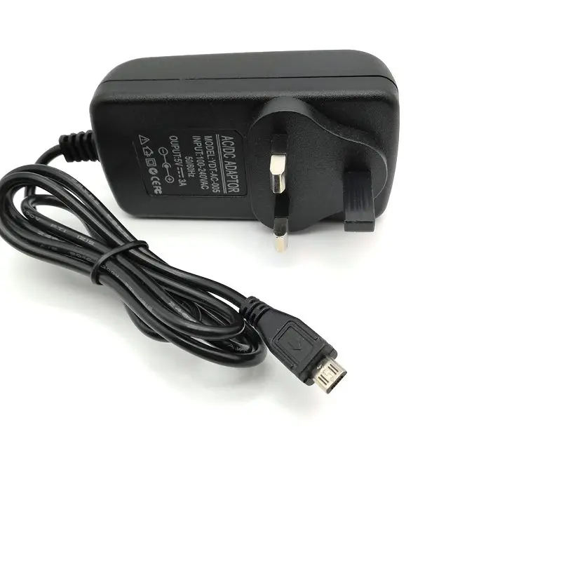 10 шт. Великобритания 5 V 3A Micro USB Зарядное устройство Питание адаптер для планшета Onda V975 V973 V972 V811 V812 V813 X98 воздуха 3g реальные 3A
