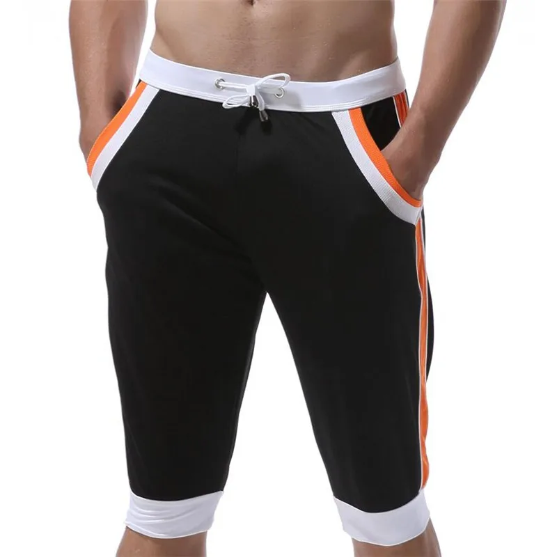 Новый летний отдых спортивные шорты мужские брюки эластичные Брендовые мужские шорты тренажерные залы Мужская мода быстросохнущие