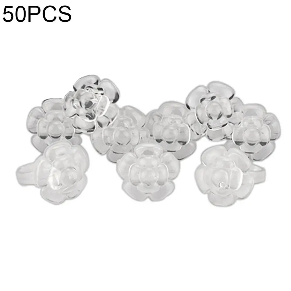

50Pcs Rose Flower Shape Nail Varnish Gel Polish Bottle Showing Display Ring convenience