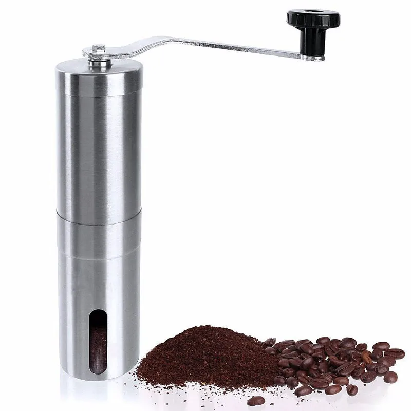 Manual Coffee Grinder Coffee Maker ceramics Core 304 Stainless Steel
Hand Burr Mill Grinder Ceramic Corn Coffee Grinding Machine