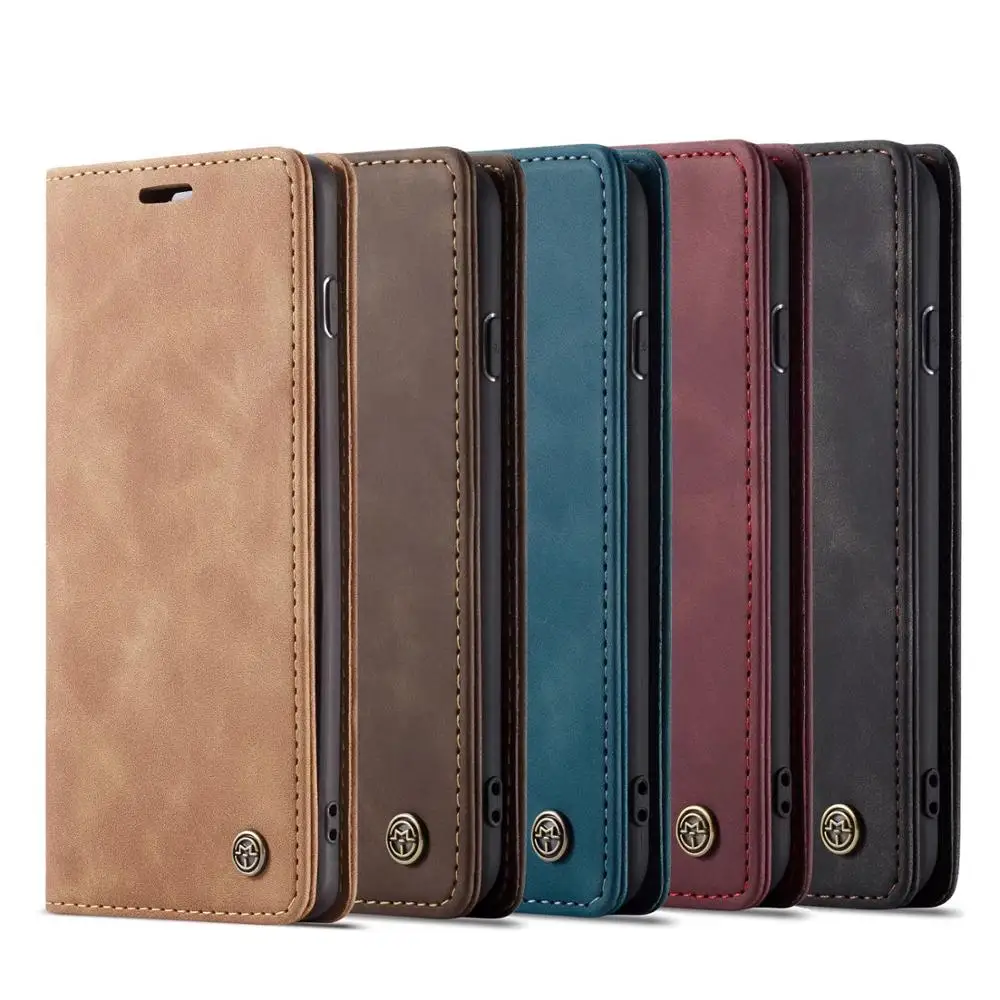 

CaseMe Business Magnetic Flip Leather Wallet Card Stand Case For Samsung Galaxy S10 S8 S9 Plus A50 A40 A70 M10 M20 A20 /A30