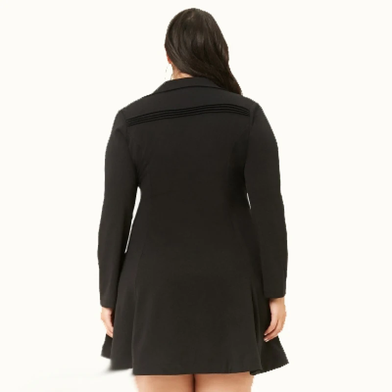 Большие размеры куртки пальто женские 5xl 6xl 7xl и черные офисные длинные|Куртки| |