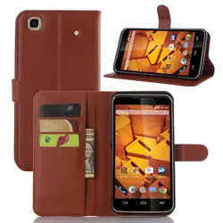 Кожаный бумажник чехол для ZTE Max + n9521 телефон сумка Обложка с подставкой Функция и слот кредитной карты