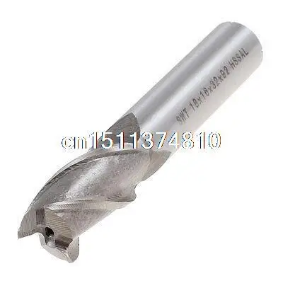 

Milling Cutter Tool Straight End Mill 18mm x 16mm x 32mm x 92mm 3 Flutes