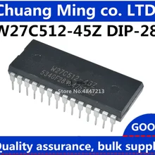 50 шт./лот W27C512-45Z DIP28 W27C512-45 W27C512 64 K X 8 электрически блоки EPROM