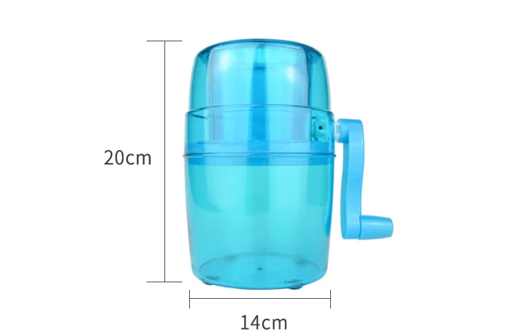 Ice-Maker Machine HOME-X Hand-Crank Ice Crusher Clear Ice Crusher for Home Use 9 1/2 L x 5 W