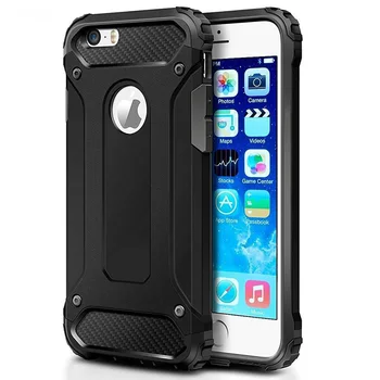 

for iPhone 6S Case for iPhone 6 Cover Soft TPU Silicone & Hard Shell Shockproof Rugged Phone Case for iPhone 7 8 Plus 5 SE 5S 4S