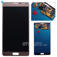Wholesale 100% Original test good working for Samsung Galaxy Note 4 lcd N9100 n910f n910p n910c LCD Digitizer freeshipping
