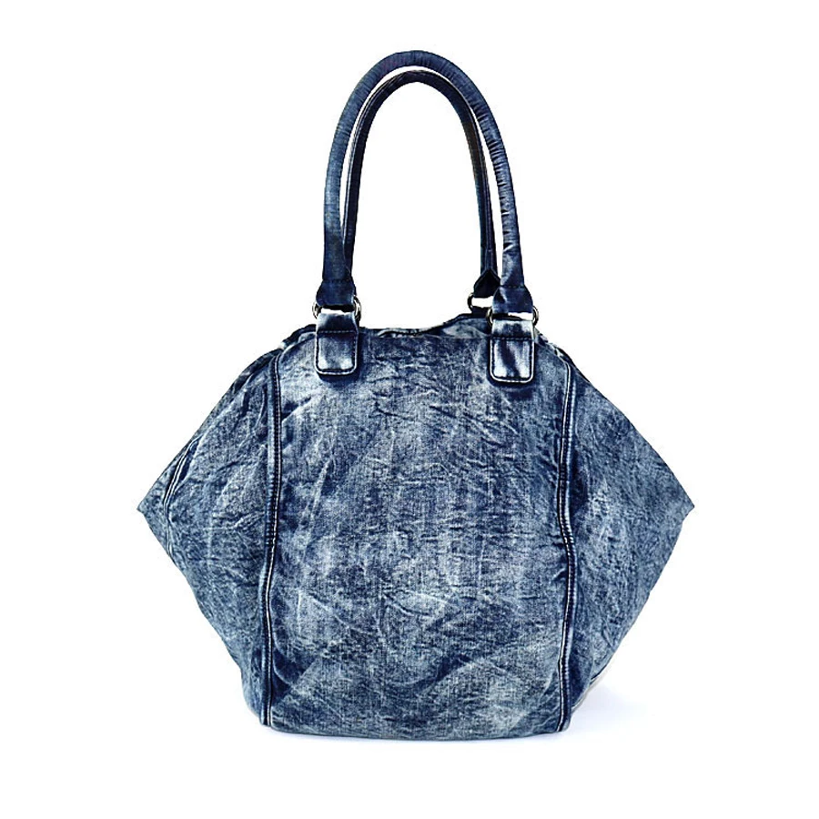 Сумка женская повседневная из джинсовой ткани|denim bags women|trapeze bagtote bag |