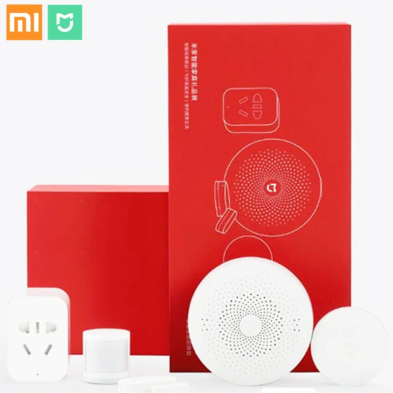 

Xiaomi Mijia Smart Control Security Set Multifunctional APP contro Gateway Window/Body Sensor Wireless Switch WiFi Socket ZigBee