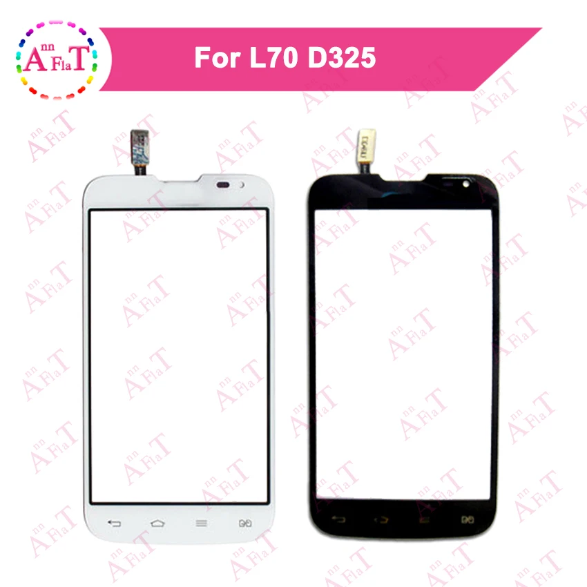 5 шт./лот 4 &quotдля LG L70 двойная sim-карта D325 сенсорный экран дигитайзер Датчик внешняя