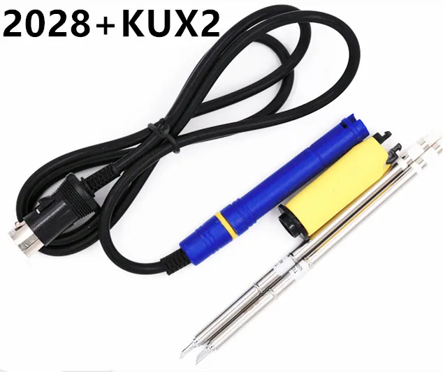 

SZBFT 2pcs high quality T12-KU soldering iron tips+FM-2028 soldering iron handle for HAKKO soldering station free shipping