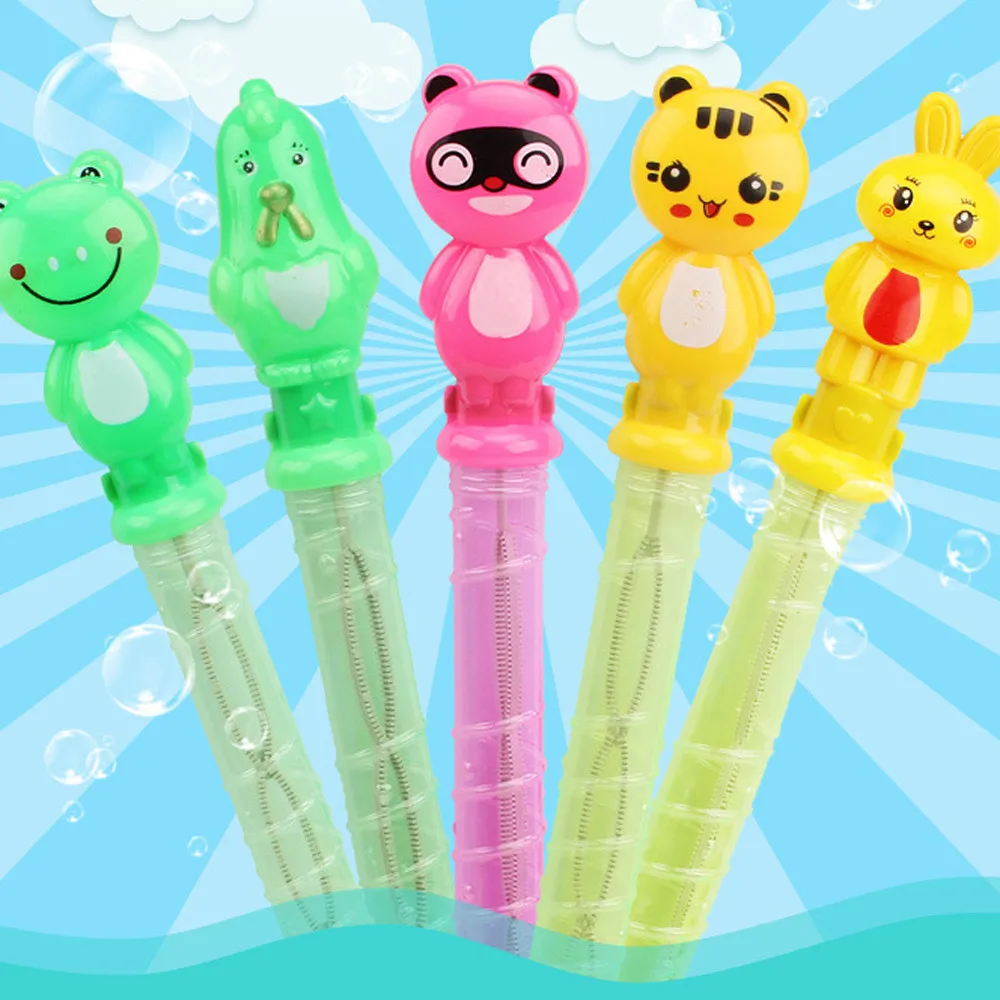 CHAMSGEND Colorful Children Bubble Toy Automatic Bubble Blower Machine