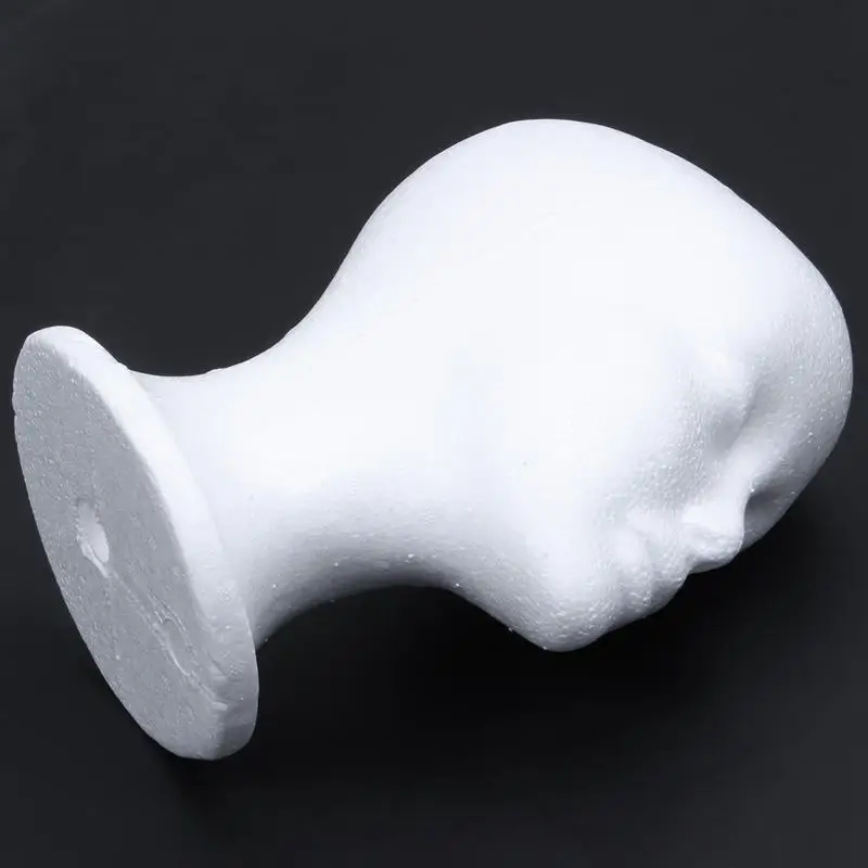 White Female Foam Mannequin Head Model Hat Wig Display Stand Rack image 6