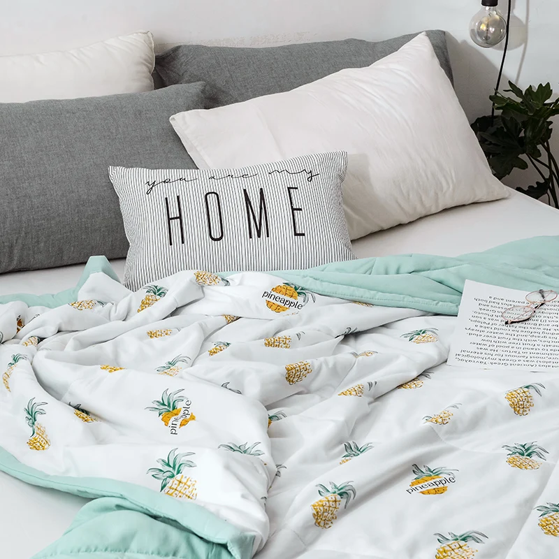 Лето Стёганое одеяло постельные принадлежности тонкий бросает легкий вес кондиционер уютное стеганое одеяло одеяла одеяло s 200*230