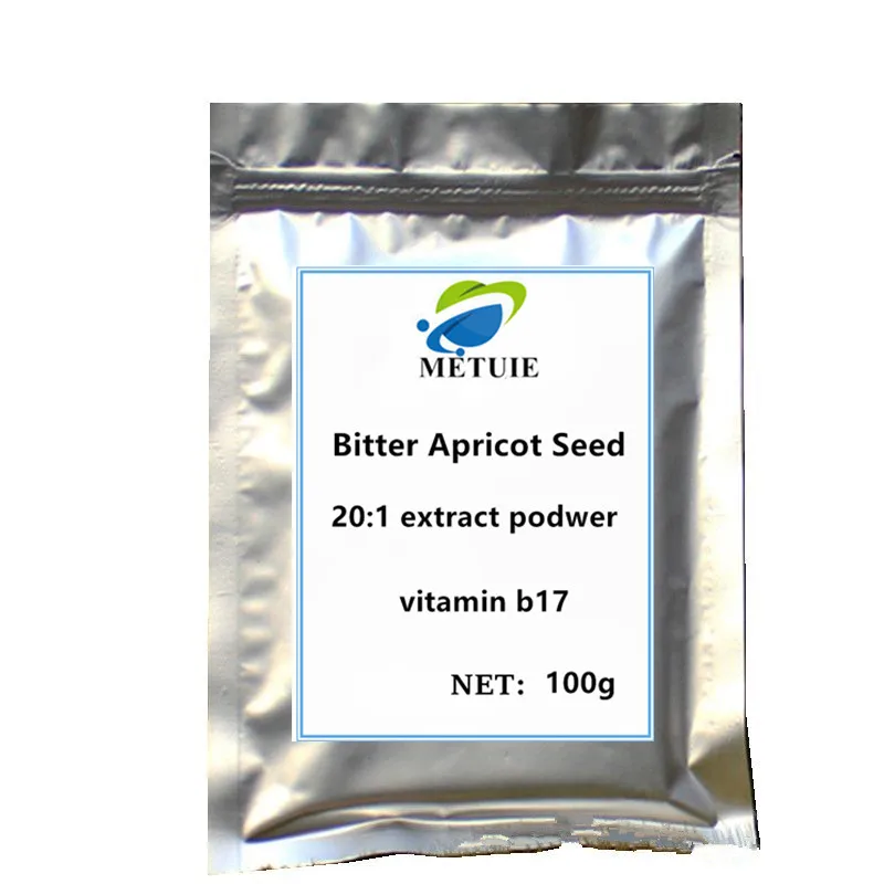 High quality pure natural amygdalin vitamin b17 festival supplement bitter apricot Seed 20:1 extract powder with anti-cancer