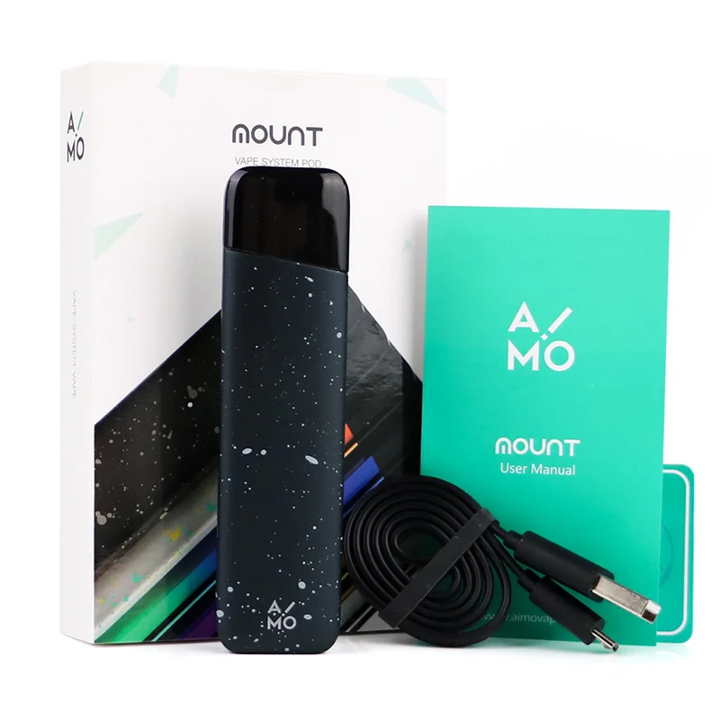 Набор для вейпа OVNS AIMO Mount Pod вапорайзер 400 мА/ч картридж 1 8 мл 2 Ом керамическая
