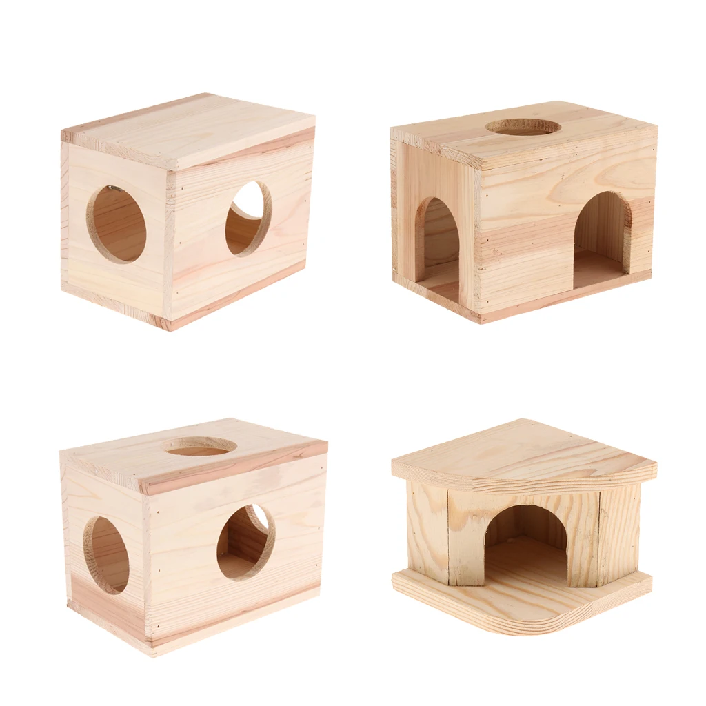 Small Animals Hut Toy Hamster, Gerbil Guinea Pig Beautiful House