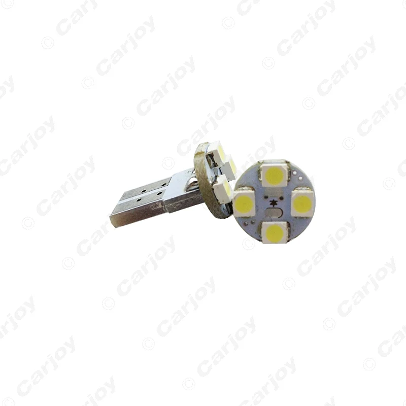 LEEWA 5 шт. Автомобильная T10 W5W светодиодный Ода SMD 1210/3528 автомобильная лампа