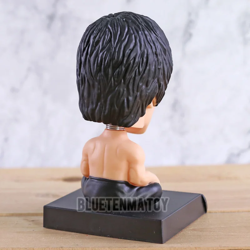 Брюс Ли Bobble Head ПВХ фигурка держатель телефона горячие игрушки Коллекционная модель игрушки для детей