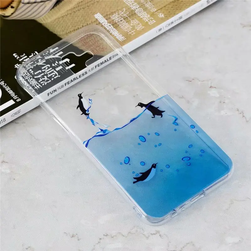 

Ultra Thin Soft TPU Back Phone Cover Case For Samsung J4 J6 Plus J6 Prime A9 A7 2018 A750 Art Printed Silicone Bags