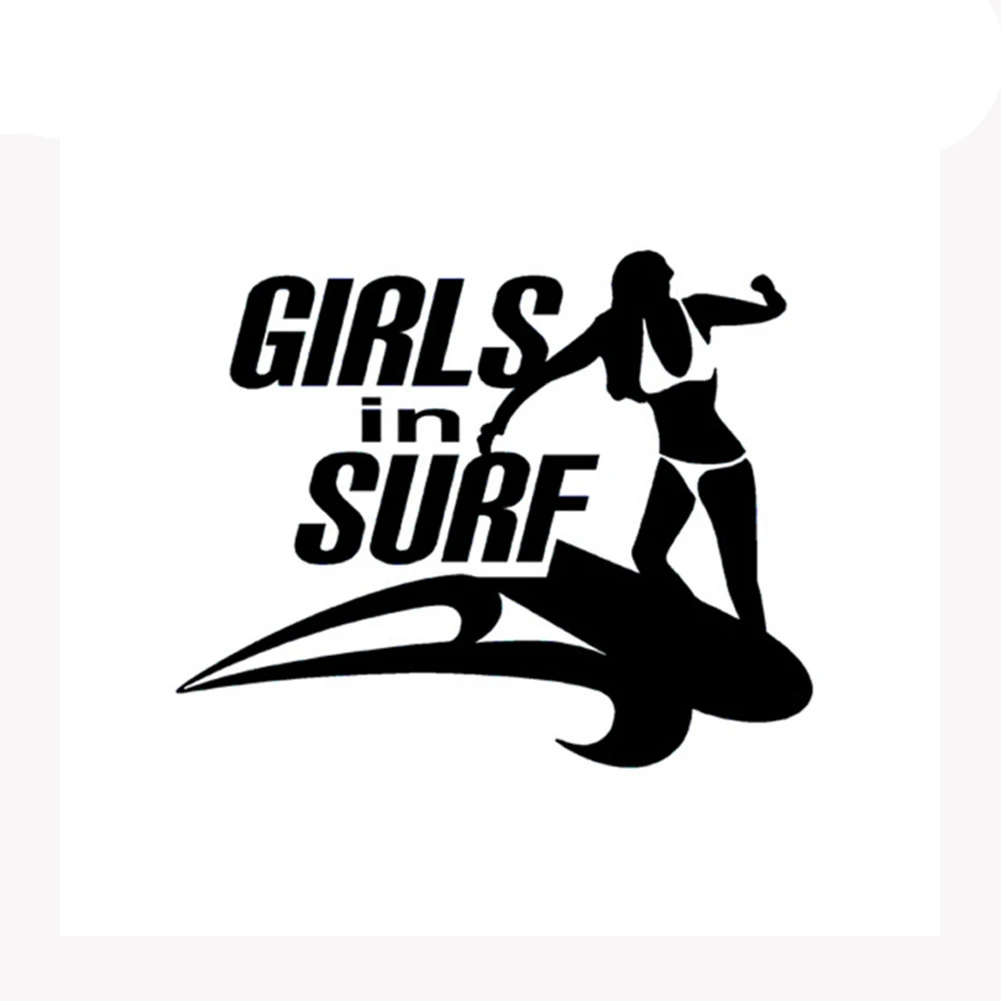 

Car Styling Decoration Auto Motorcycle Waterproof Sexy Girl In Surf Reflective Personality Decal Vinyl Stickers
