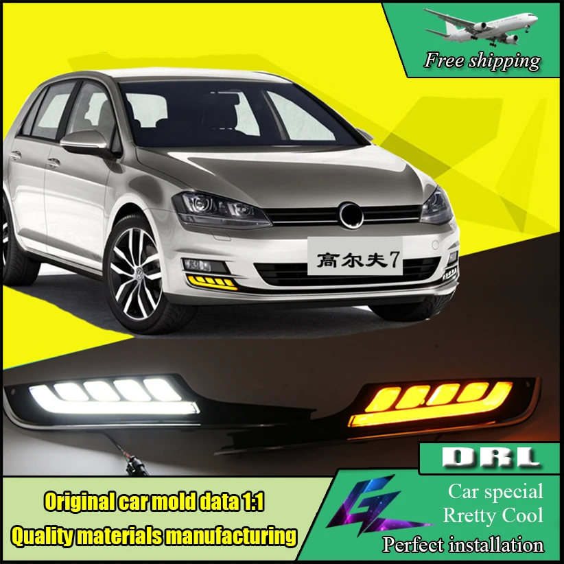 Car Styling LED DRL Daytime Running Light For Volkswagen VW Golf 7 MK7