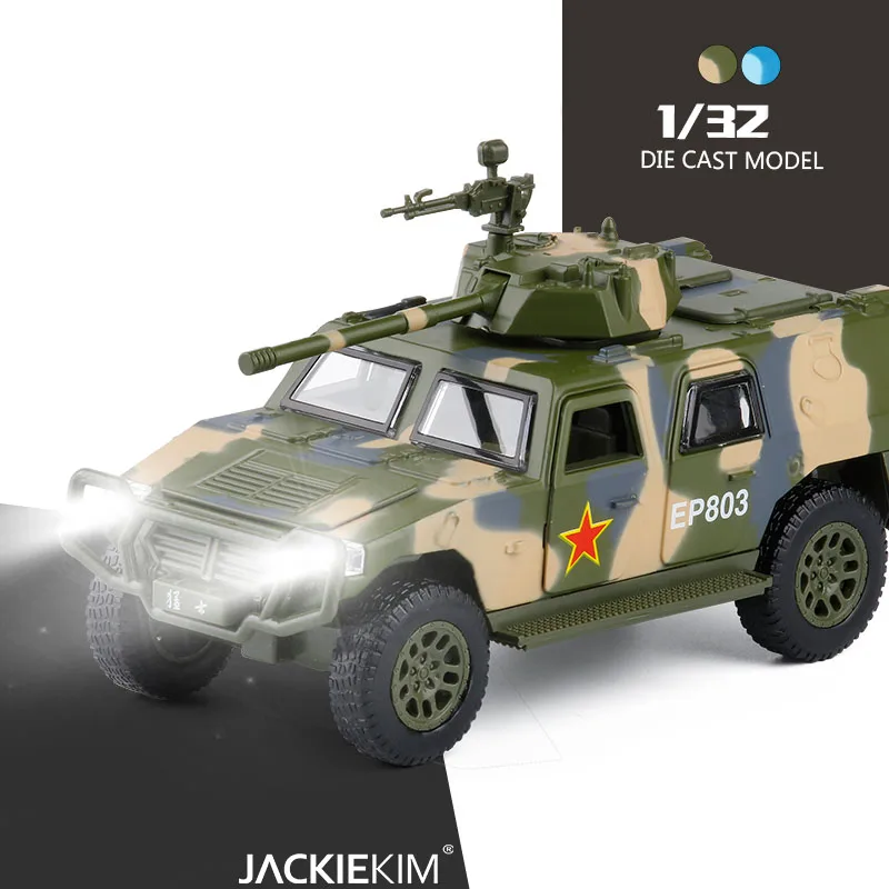 

1/32 Scale Military Armored Vehicles Alloy SUV Model Metal Diecasts With Pull Back Sound Light Toy For Kids Gifts Free Shipping