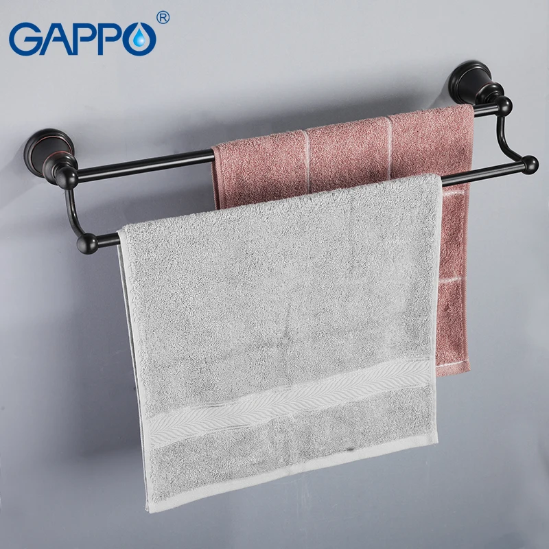 Башенные перекладины GAPPO с двойной направляющей вешалки для банных полотенец