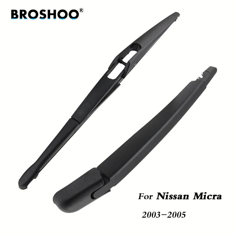 

BROSHOO Car Rear Wiper Blades Back Windscreen Wiper Arm For Nissan Micra Hatchback (2003-2005) 305mm,Windshield Auto Styling