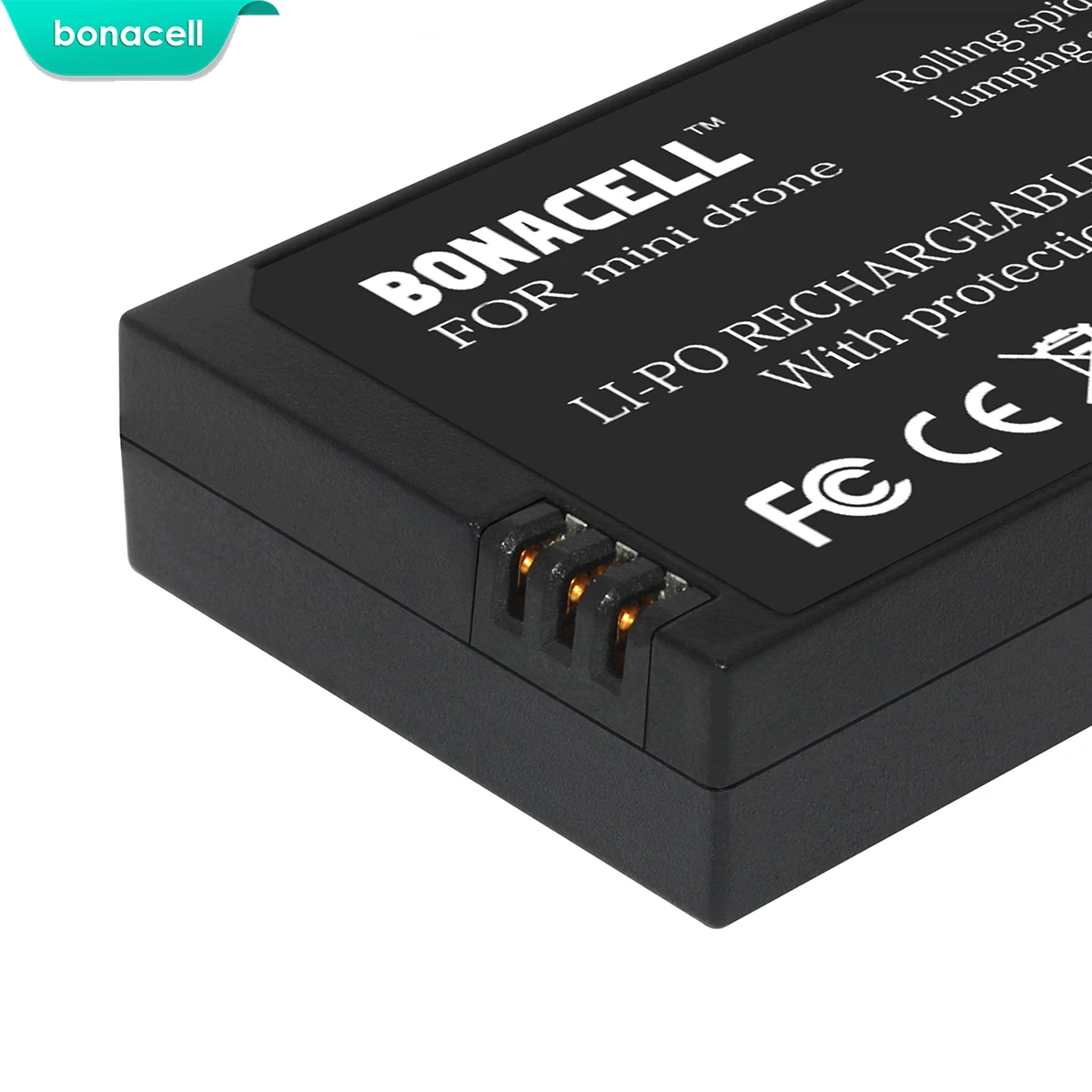 Bonacell 3,7 V 600 mah Li-po Батарея для попугай Mini дроны Rolling Spider Jumping Sumo MiniDrone L15