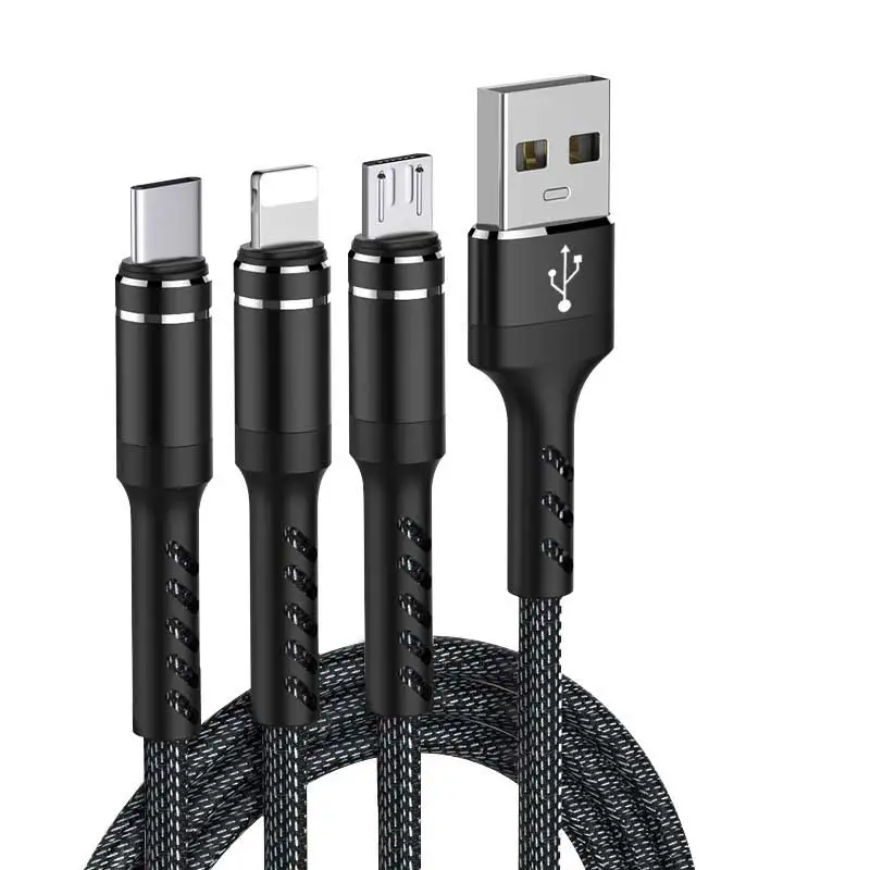 Usb зарядный кабель для huawei samsung type-c кабель для xiaomi oppo multi 3 в 1 зарядный шнур для oneplus Быстрый micro usb кабель