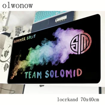 

Team Solo Mid mousepad 700x400x3mm Fashion gaming mouse pad gamer mat HD pattern game computer desk padmouse keyboard play mats