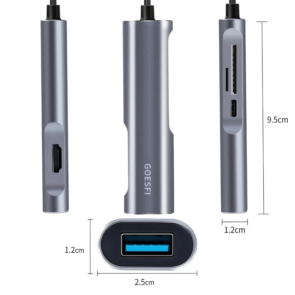 USB C к HDMI USB OTG кард-ридер с зарядным портом для huawei mate 20 p30 p20/pro samsung galaxy s8 s9 s10/plus note8/9