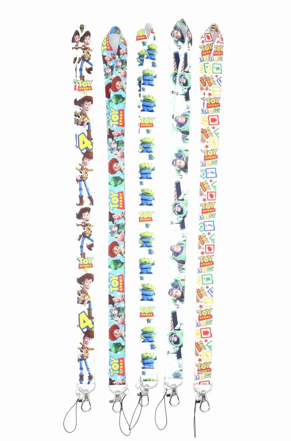 

50 PCS Toy Story key lanyards id badge holder keychain straps for mobile phone Free Shipping