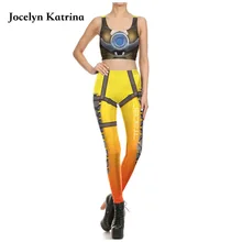 Jocelyn Катрина спортивный костюм женский бюстгальтер для йоги+ Леггинсы для йоги набор для йоги с цветочным принтом спортивная одежда для тренажерного зала, бега, спорта