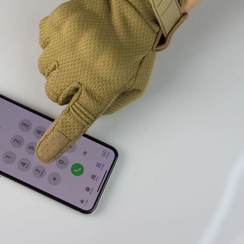 Tactical Gloves Military Touch Screen Airsoft Paintball Full Finger Gloves Men Outdoor Shooting Hard Knuckle Camouflage Gloves - Image 6