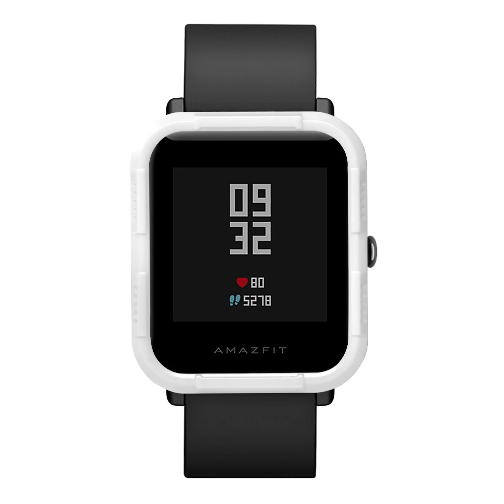 Чехол из поликарбоната для Huami Amazfit Bip чехол протектор для Xiaomi Amazfit Bip Молодежные умные часы Аксессуары Защитный Корпус рамка рукав